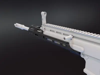 MREX Scar Handguard Low-poly 3D model
