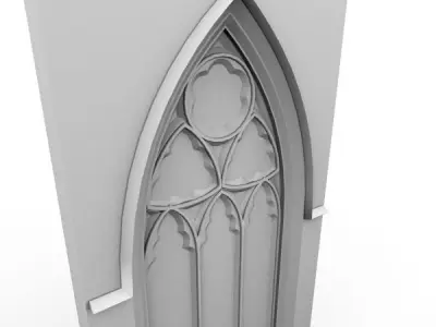 Gothic Window 030 3D model