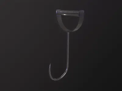 Meat Hook 3D Model Low-poly 3D model