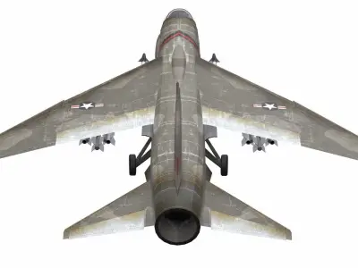 AirCraft 03 - fighter 3D model