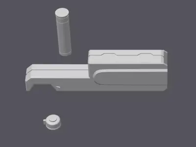 Resident Evil Village Inspirierter SciFi Tactical Heal Injector 3D print model