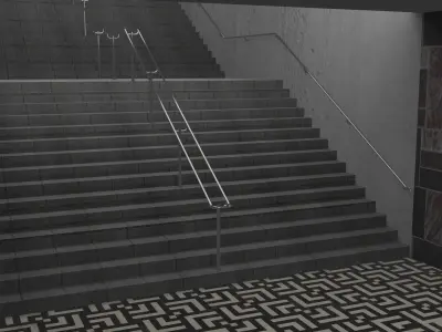 Underground pass 3D model