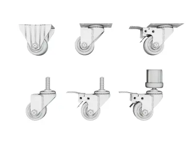 Industrial wheels 3D model