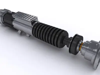 Obi-Wan Kenobi Lightsaber 3D model