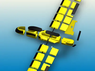 RC PLANE BIG WHALE FPV REMOTE CONTROL 3D print model