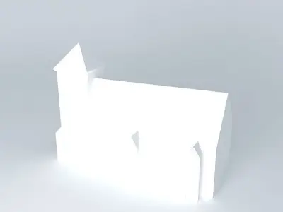 Old Town church Free 3D model
