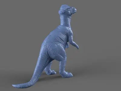 Pachycephalosaurus Dinosaur 3d scan toy 3D model