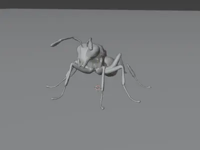 Hormiga Low-poly 3D model