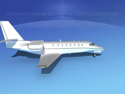 Cessna C680 Citation Soveriegn V12 3D model