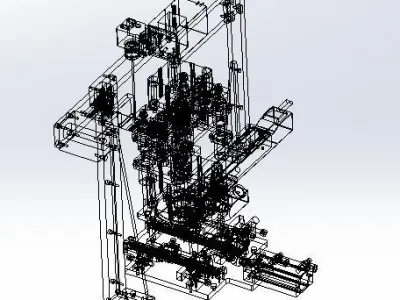 Ccd stamping mechanism 3D model