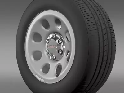 GMC Yukon Police wheel 3D model