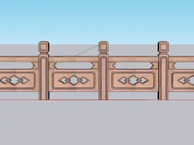 indian jodhpuri stone jali  Low-poly 3D model