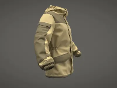 Military Jacket Gorka - Marvelous Designer 3D model