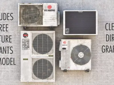 Air Conditioning Units 3D model
