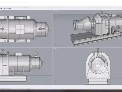 winch 3D print model