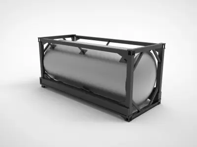 Tank Container Ship 3D print model