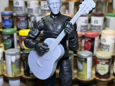 El Mariachi Antonio Banderas 3D printable For Action Figures 3D print model