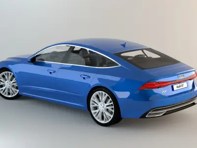 Audi A7 Sportback 2015 Free 3D model