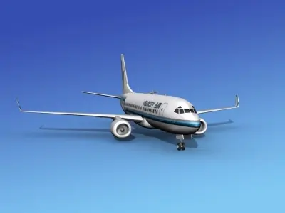 Boeing 737-700ER Velocity Air 3D model