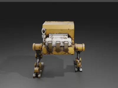 Robot at - walker 3D model