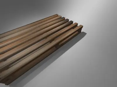 palette pile vr Low-poly 3D model