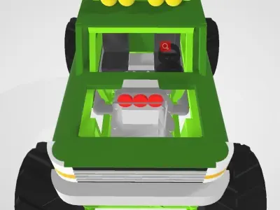 monster trunk Free 3D model