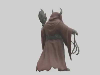 Crazed cultist model 3D model