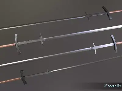 Swords Free low-poly 3D model