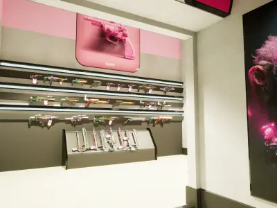 Cyberpunk Gun Shop 3D model