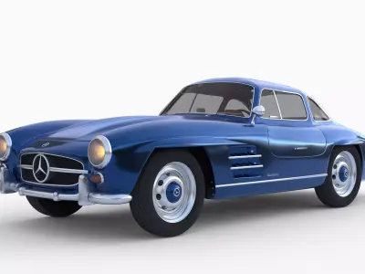 Mercedes benz 300 SL Free 3D model