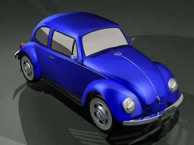 Volkswagen beetle Free 3D model