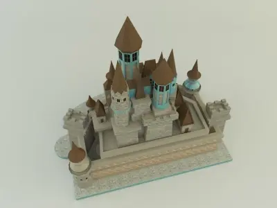 Cinderella Castle 3d 3D model
