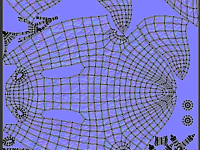 Detailed 3D Model of a Bank Swallow bird Low-poly 3D model