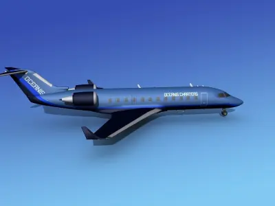 Canadair CRJ100 Oceanis 3D model