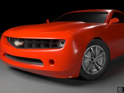 3D Car Model - Camaro Chevrolet Free 3D model