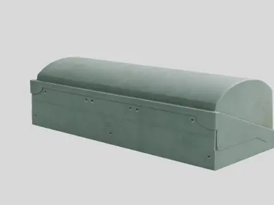 Utility Transformer Box with 4K Textures Low-poly 3D model