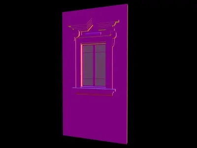 Classic 7 window 3D model
