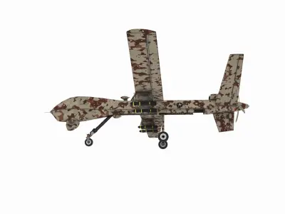 Aircraft05 military drone 3D model