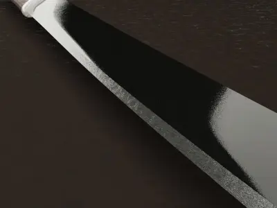 Katana Low-poly 3D model 2