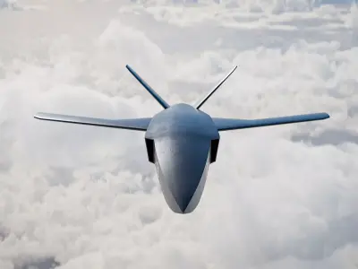 Helsing CA-1 Europa Low-poly 3D model