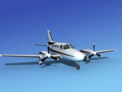 Cessna 425 Conquest I V05 3D model