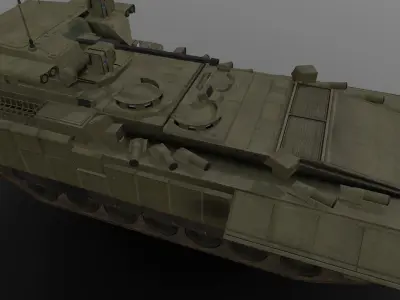 T-15 Barbaris Low-poly 3D model