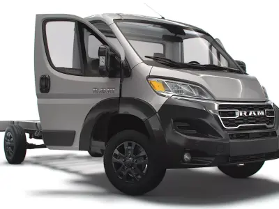 RAM Promaster Chassis HQInterior SCab 3800WB 2023 3D model