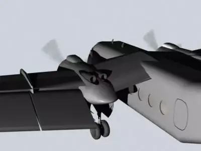 DeHavilland Caribou 3D Model 3D model