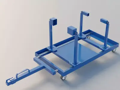 Dolly Support for Engines  3D model