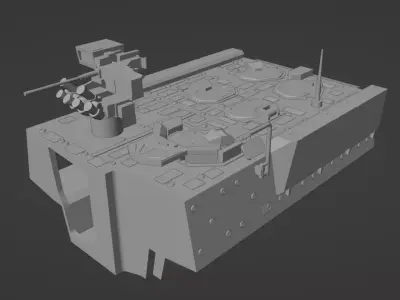 Scalable Boxer troop transport module Bundeswehr 3D print model