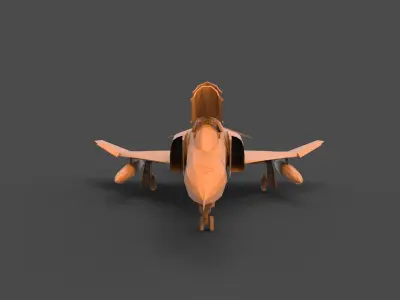 Douglas F-4 Phantom II 3D print model