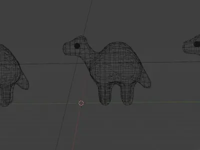 Tiny camels Free 3D print model