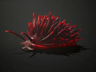 Scarlet Lady - Game Ready Low-poly 3D model Low-poly 3D model