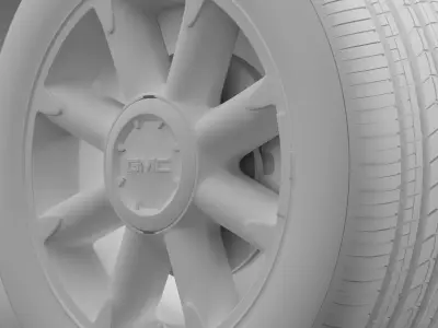 GMC Denali wheel 3D model